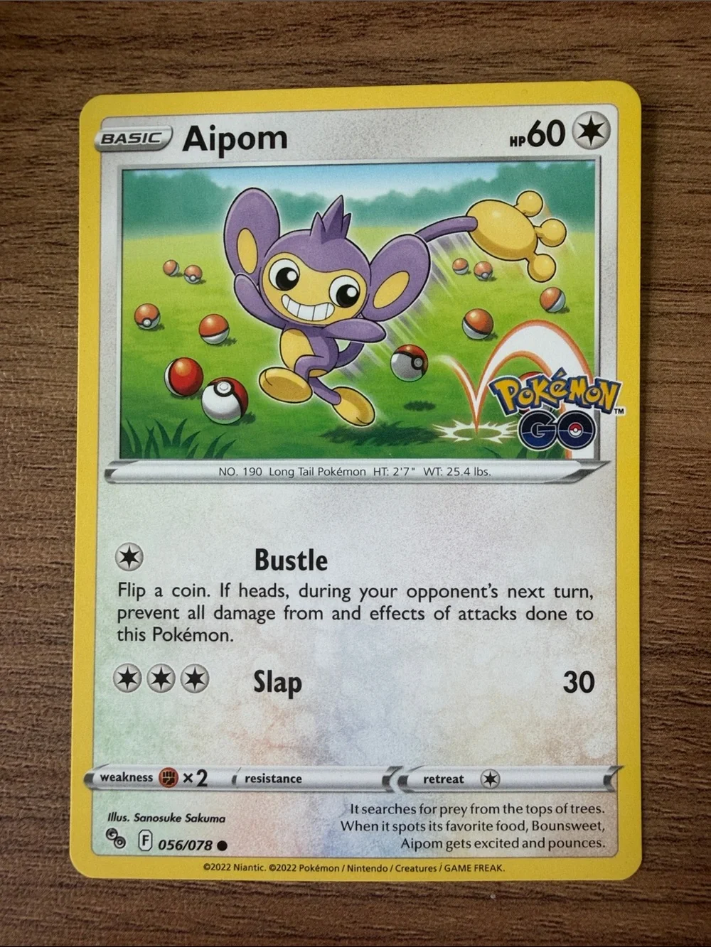 🐒 Monkeys & Primates Pokémon Card Lot | Aipom Grookey Mankey Oranguru ✨5/$25✨